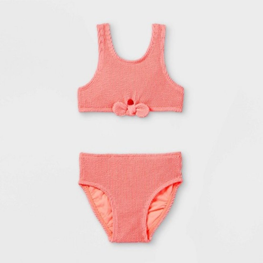 Toddler Girls Bathing Suit size 2T with matching cover up